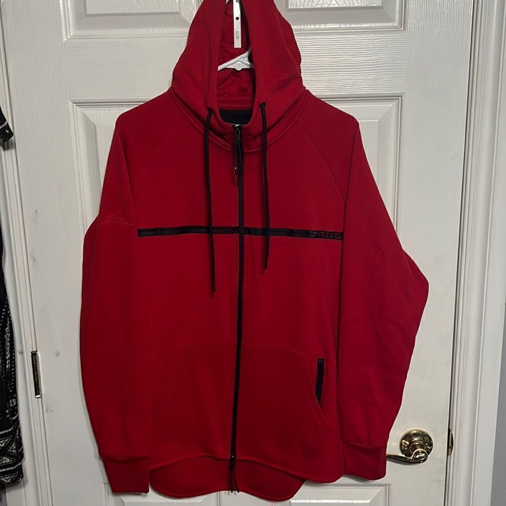 🔥 MAISON ARTICLE PARTICLE TECH Quality Zip Up Hooded Fleece‎ Performance Jacket